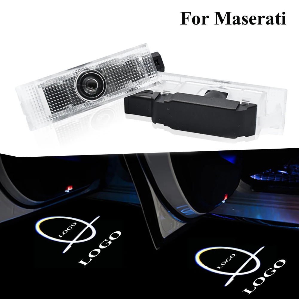 

LED Car Door Welcome Light Auto Logo Projector Laser Ghost Shadow Lamp For Maserati Quattroporte GranTurismo GranCabrio Levante