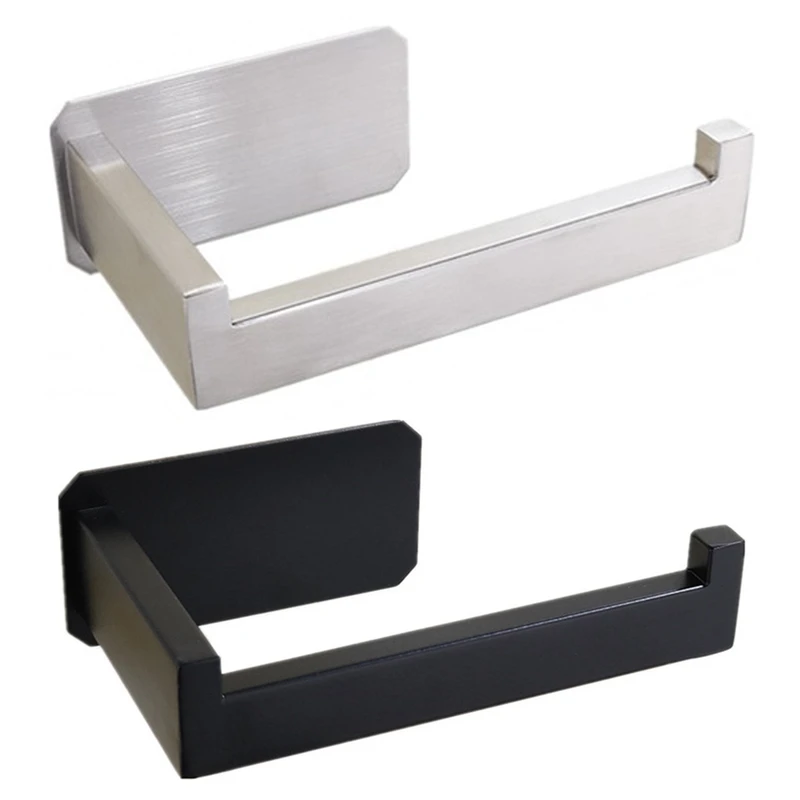 Self Adhesive Stainless Steel Kitchen Tissue Hanging Holder Bathroom
