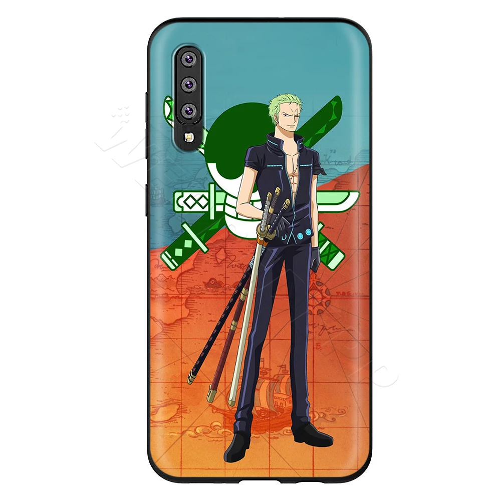 Webbedepp аниме Одна деталь Луффи чехол для samsung Galaxy S7 S8 S9 S10 Edge Plus Note 10 8 9 A10 A20 A30 A40 A50 A60 A70 - Цвет: 9