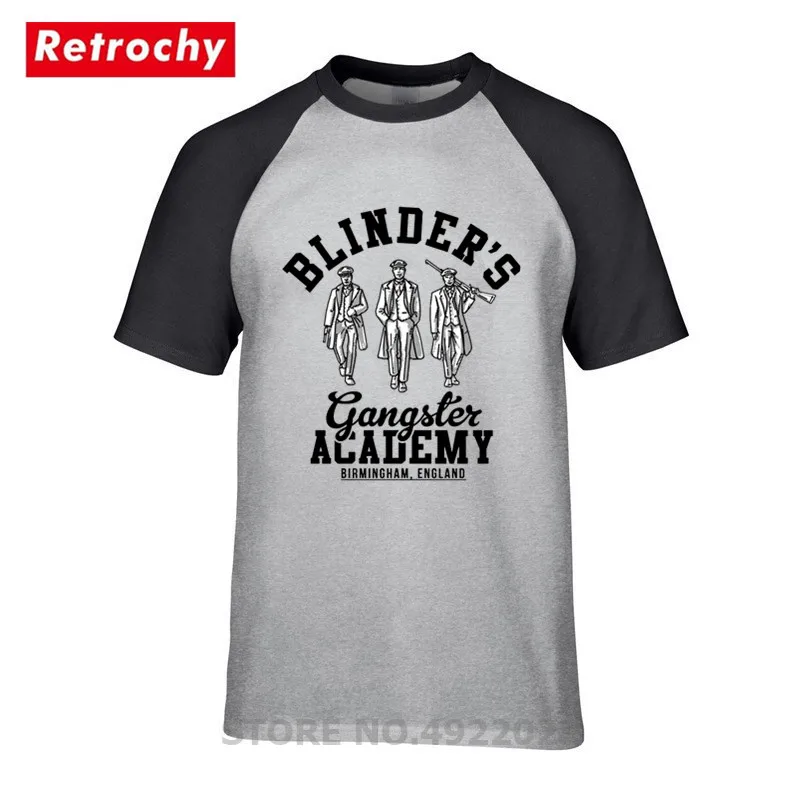 Модные футболки с надписью Peaky Blinders Classic Гангстерская школа Бирмингема Англия