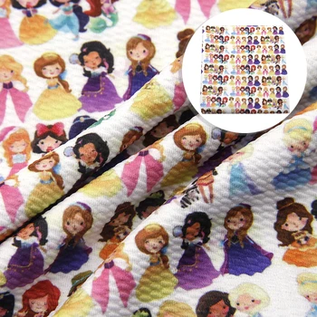 

50*140cm Bullet Textured Liverpool Fabric Patchwork Cartoon Printed Fabric for Tissue Kids for Sewing Doll,c10301