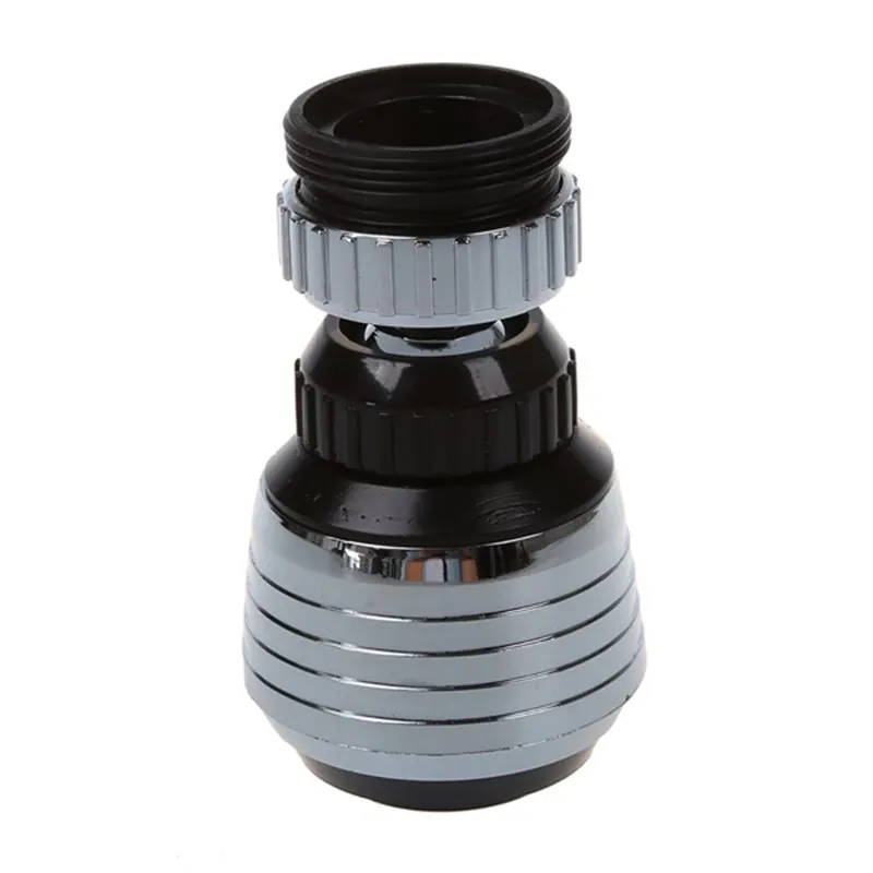 Промо-акция! Вращающийся на 360 градусов Поворотный кран сопло серебро и черный