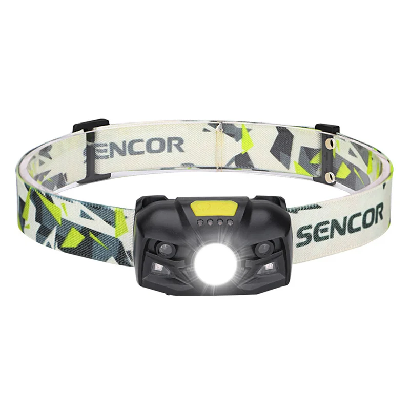 LED Headlamp Motion Sensor Headlight USB Rechargeable Head Lamp Light