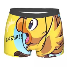  Final Fantasy Science Fantasy  Final Fantasy Chocobo Underpants Homme Panties Male Underwear Print Couple Sexy Set Calecon 