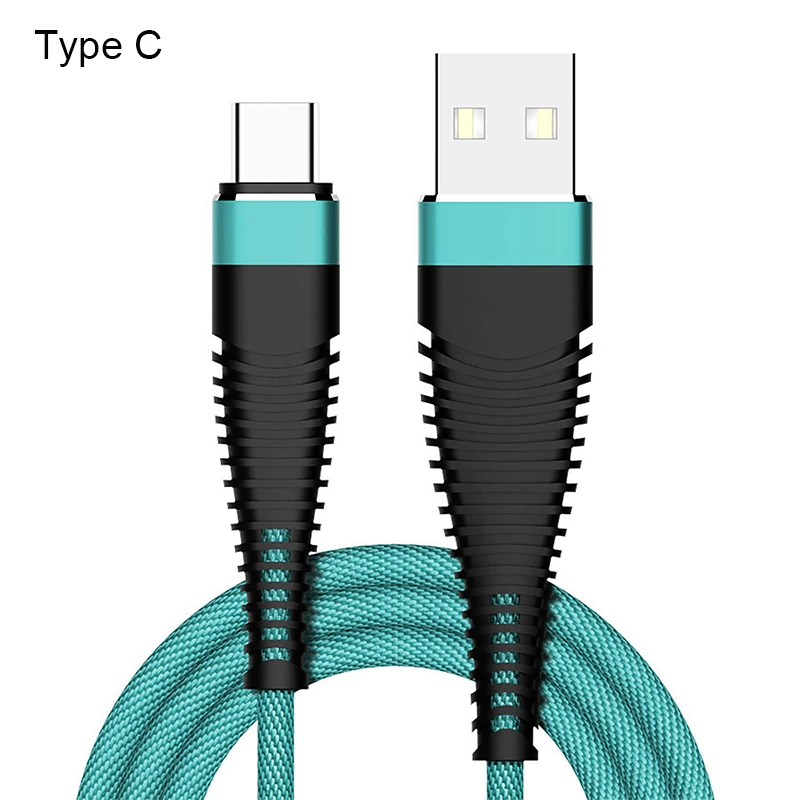 2а 1 м usb type-C кабель для USB C кабель для samsung S10 для мобильного телефона Xiaomi USBC Быстрая зарядка зарядное устройство Шнур USB-C type-C кабель - Цвет: 05
