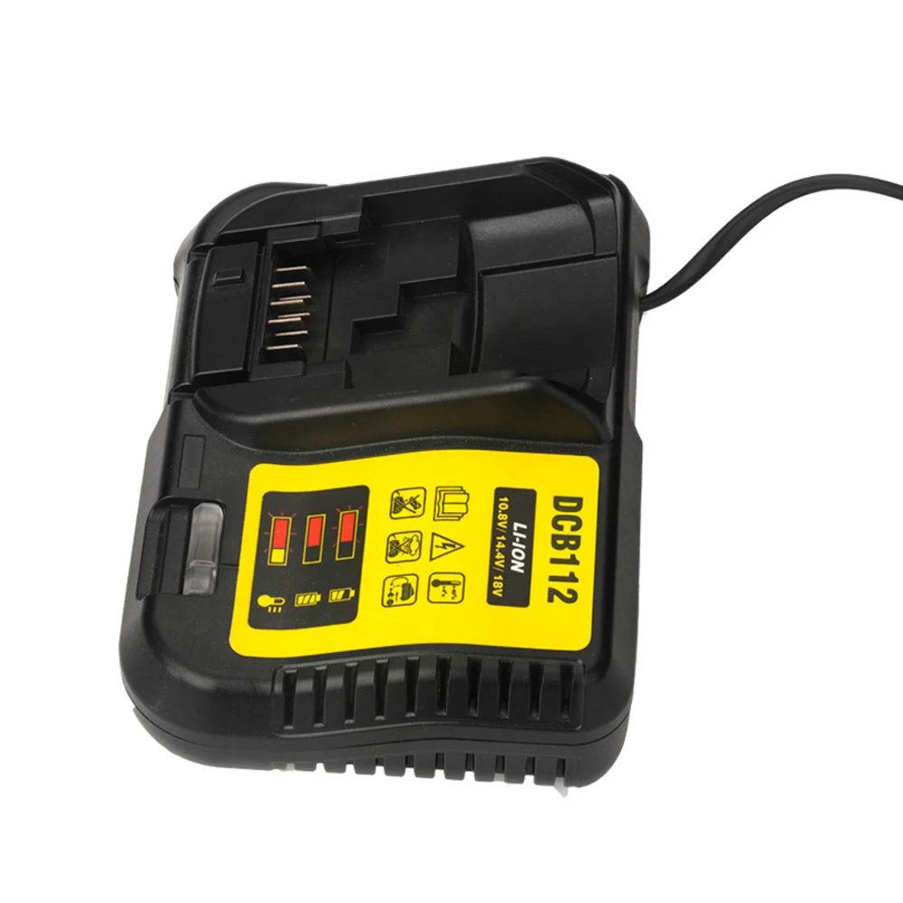 DCB112 Замена литий-ионная батарея зарядное устройство для Dewalt 12 В 14,4 в 18 в литиевых ячеек зарядное устройство