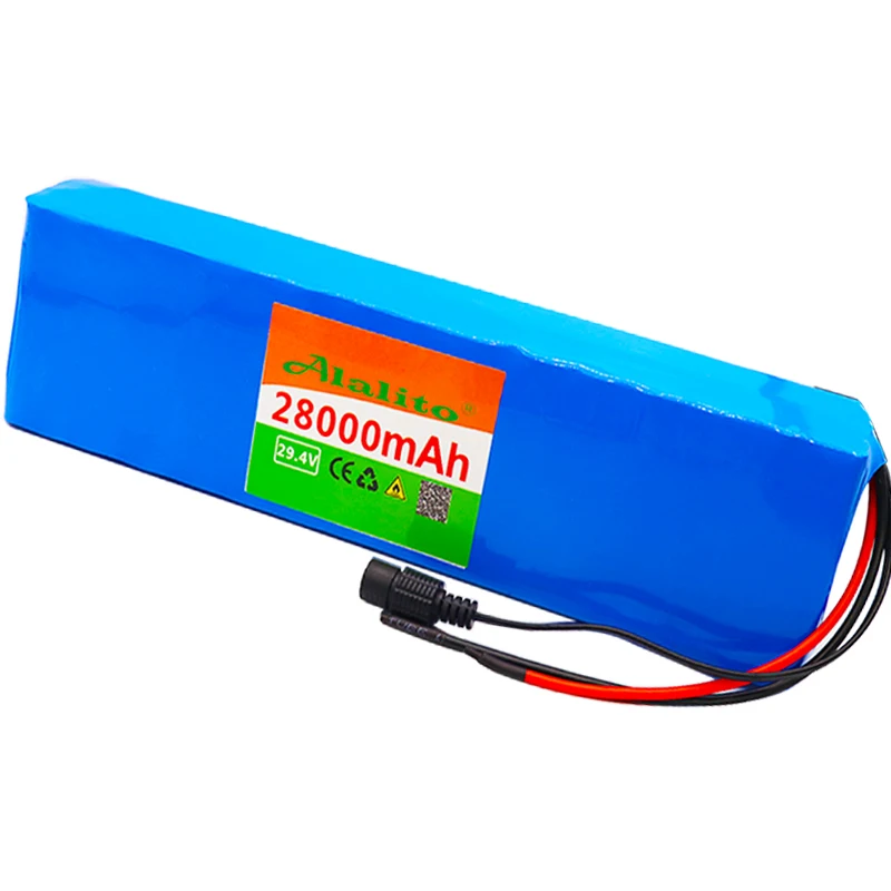 7S4P 24V 28ah 29 4 V для литий ионного аккумулятора Встроенный BMS Электрический велосипед
