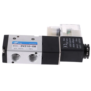 

Pneumatic Fittings 3 Way 2 Position Directional Control Solenoid Valve AC220V