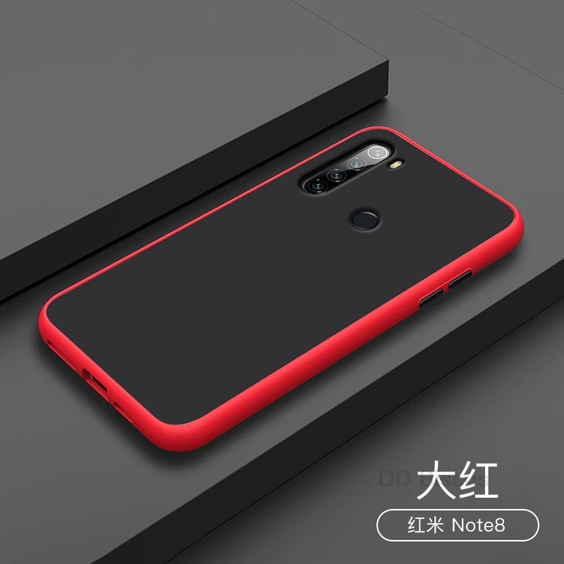 Противоударный защитный чехол для Xiao mi Red mi Note 7 8 Pro 8T 6 Red mi 7A 8 8A Xiaomi mi A3 9 Lite 9T матовый жесткий защитный чехол Fundas