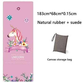 

Yoga Mat Printing Ultra-thin Non-Slip PVC Foldable Yoga Mat Sport Gym Soft Pilates Mats Foldable for Body Building Fitness