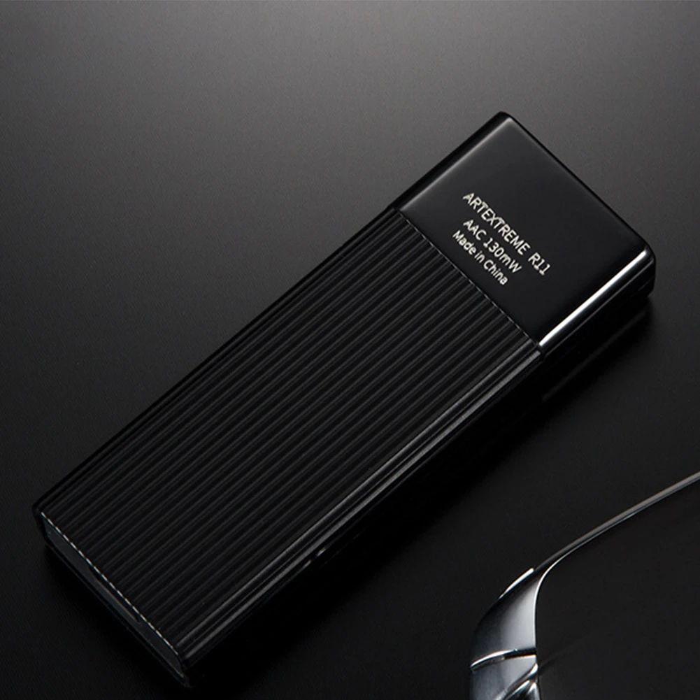 Universal Home Wireless Stereo Headphone Amplifier Black ABS Audio Music Improver Portable Bluetooth 5 0 Mini Powerful