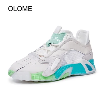 

2020 Spring New Shoes Women Real Leather Leisure Footware Breathable Female Casual Sneakers with Mesh Ladies Fashion Chaussures