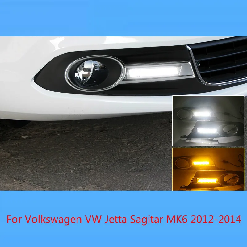 2 шт. противотуманная фара для Volkswagen VW Jetta Sagitar MK6 2012 2013 2014 Автомобильный Стайлинг