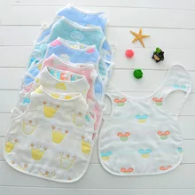 Чистый хлопок марля ребенка пинни Младенцы едят нагрудник в обратном виде детская одежда анти-грязный Wechat бизнес хорошие товары