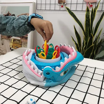 

Shark Grip Board Game Shark Novelty Tricky Toys Trap Interactive Party Parent-child Interaction Table Games Toy Desk