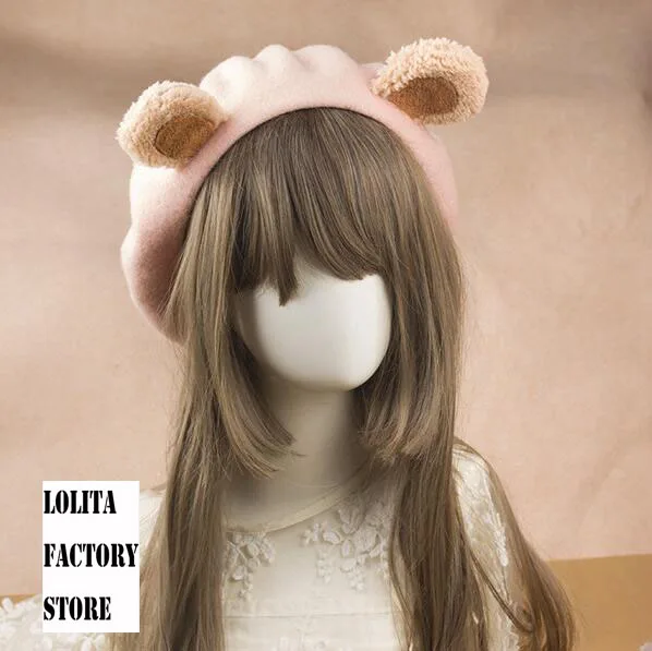 Lolita Bear Ear Hat  2