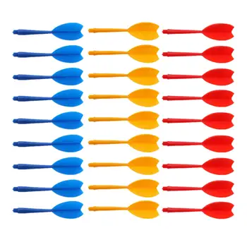 

30 Pieces/Pack Durable Safety Replacement Magnetic Darts 3 Color Mix Plastic