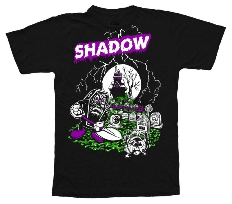 

SHADOW CONSPIRACY GRAVEDIGGER s s T SHIRT BMX SKELETON SUBROSA BLACK NEW