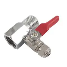 Водяной красный рычажный шаровой кран папа-мама 25/3" резьба