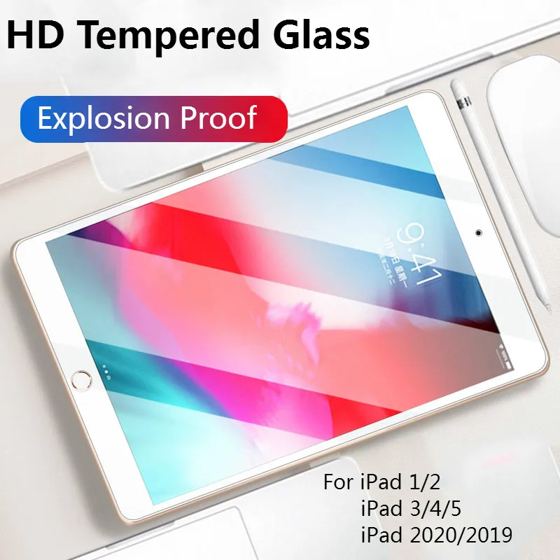 Защитная пленка из закаленного стекла для Apple iPad 2 3 4 9 7 &quotiPad 5 6 Air Air1 Air2 2020 2019