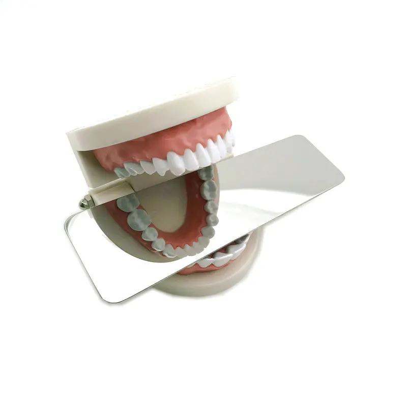 1 шт. нержавеющая сталь фотографии зеркала Автоклавный внутри-отражатель для рта инструменты клиники двухстороннее отбеливание зубов A3