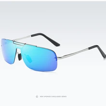 Новинка, мужские поляризованные солнцезащитные очки, водительские солнцезащитные очки, зеркало для вождения, алюминиево-магниевые ножки,, A542