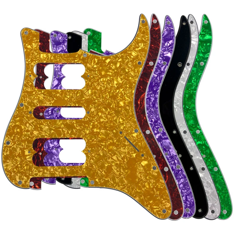 

Xinyue Guitar Accessories Pickguard With 11 Screws For Fender Strat Player Humbucker Standard ST HSH Guitar Scratch Plate