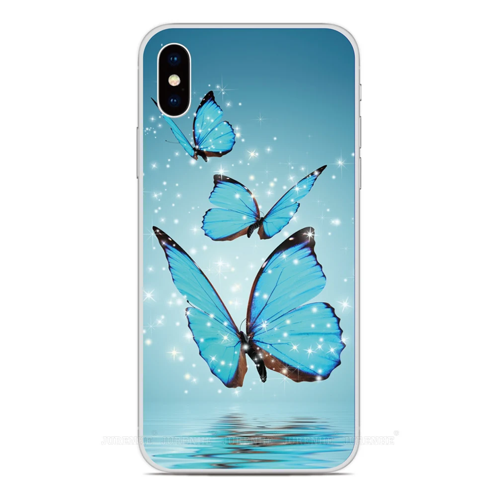 Мягкий силиконовый чехол из ТПУ с изображением Феи Бабочки для Wiko Y61 Y50 Y60 Y70 Y80 Lenny