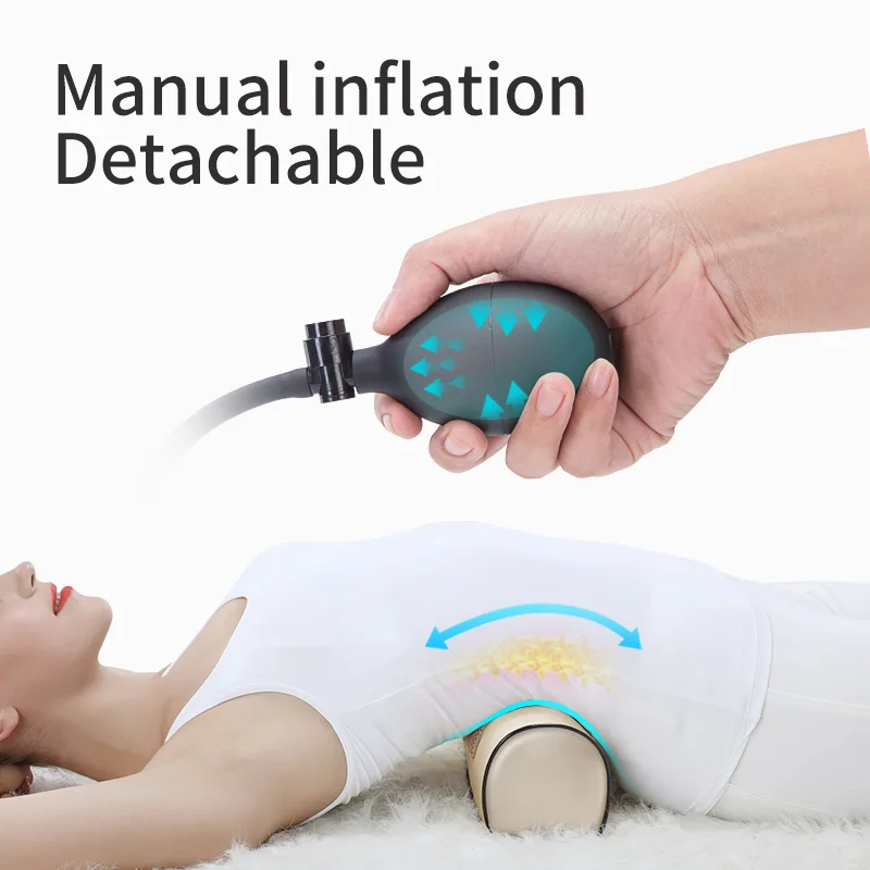 Neck Massage Pillow Electrical Cervical Traction Massager Wormwood Hot Compress Relief For Back Shoulder Pain Body Health Care