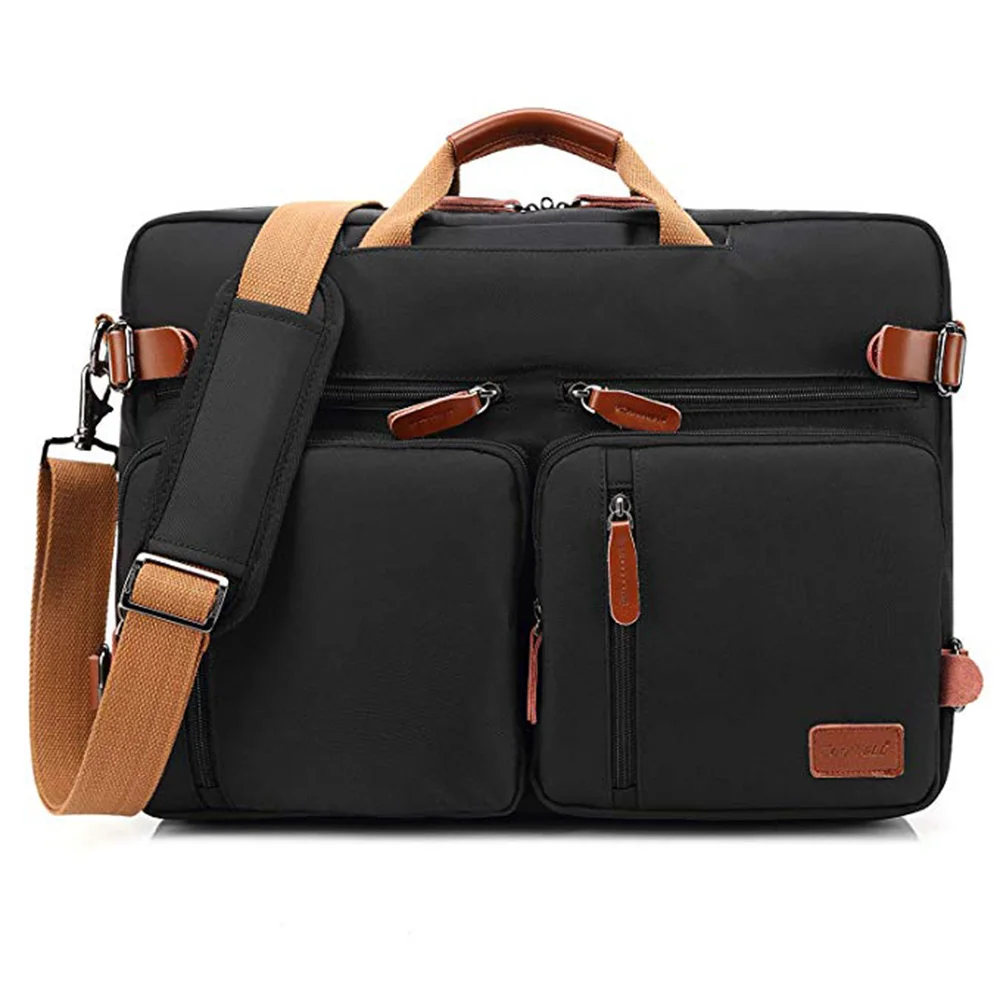 

Convertible backpack slung shoulder business letter multi-function travel backpack suitable for 17.3 inch universal laptop bag