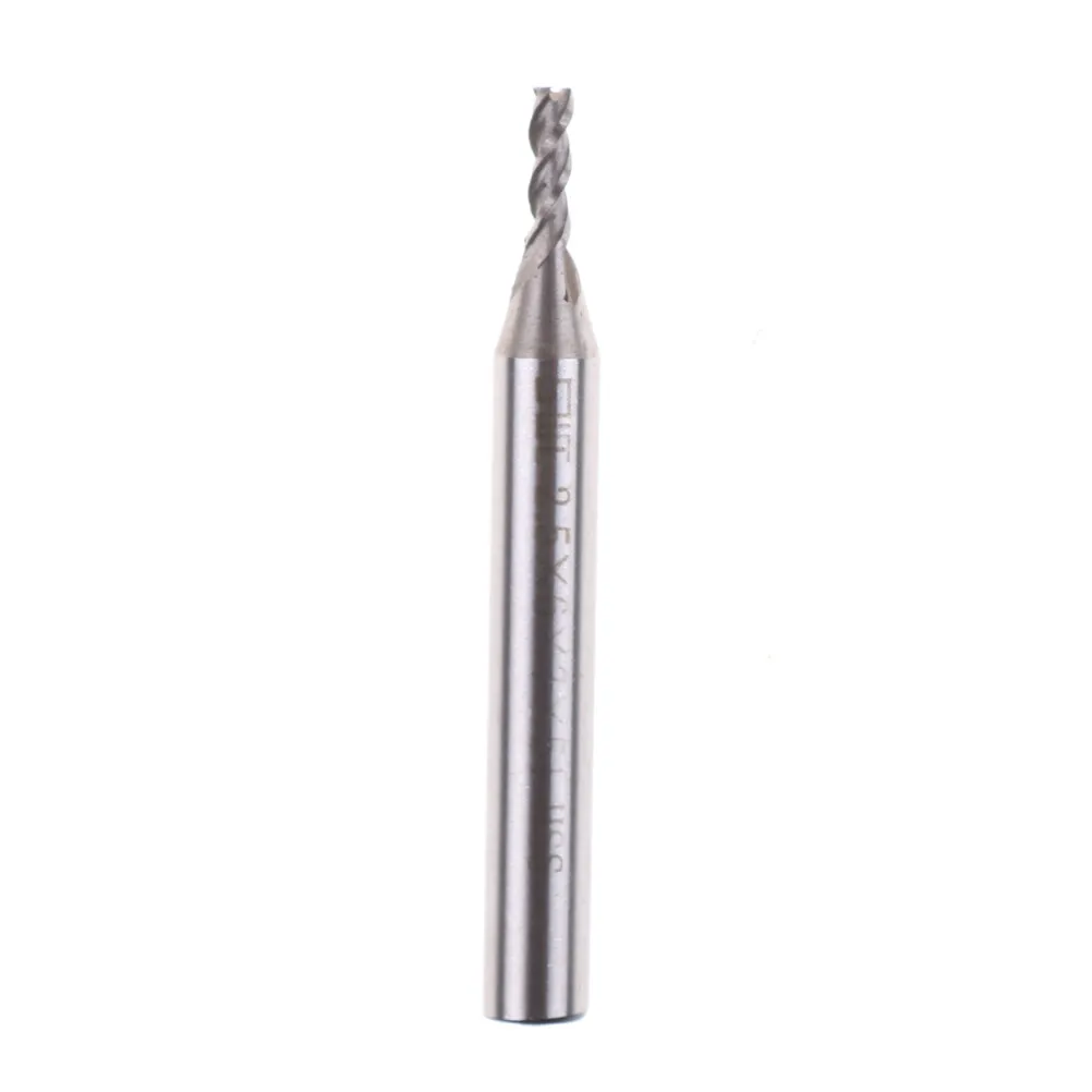 

HSS Straight Shank 3 Flute End Mill Router Drill Bit Cutter Too2.5*6*8*52mm
