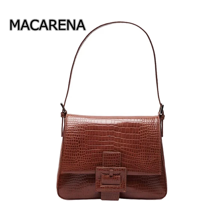 

designer bags famous brand women bags 2020 Alligator Shoulder Bags Vintage PU Baguette Women ladies hand bags