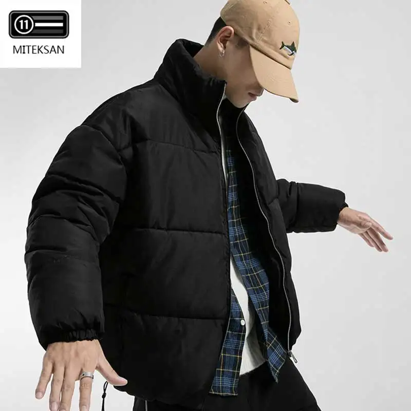 Beste Miteksan Winter Canada Donsjack Mannen Stand Kraag Brood Jassen Fashion Casual Goose Bovenkleding Mannelijke Kleding 2019 Moncler Homme