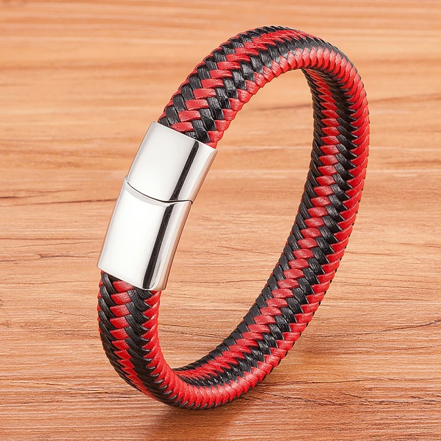 Black red with Steel