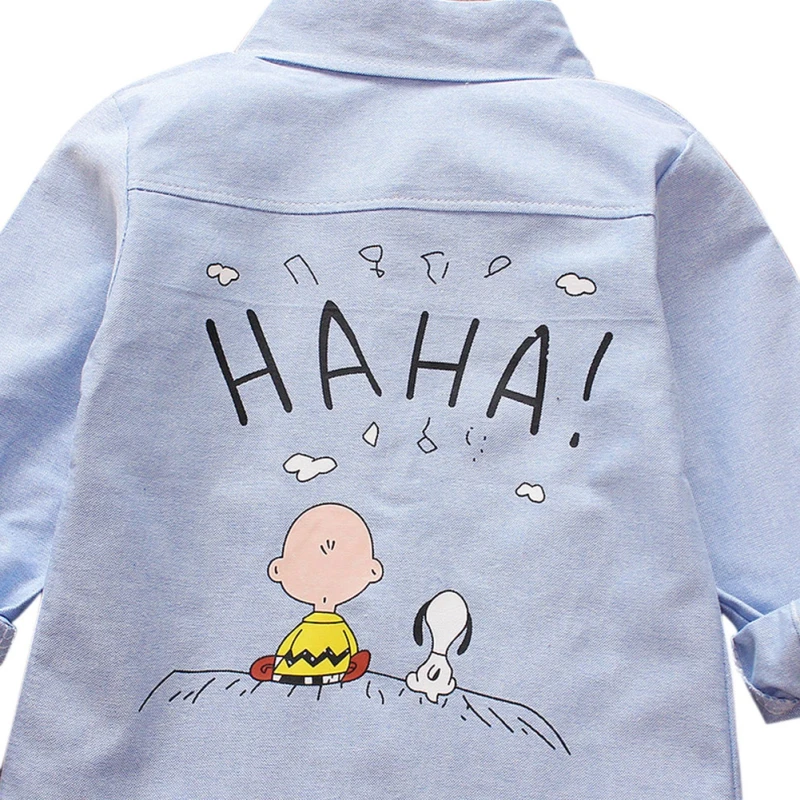 Baby Shirt Boys Girls Long Sleeve Cotton Cute Spring Autumn 0-4 Years Old Blouses