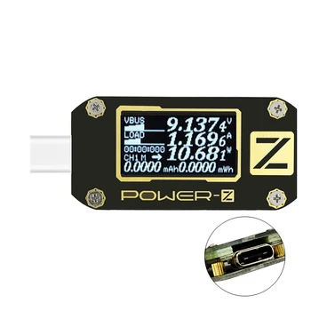 

Type-C PD Multifunctional USB Tester Charger Detector DC Digital Voltmeter Ammeter
