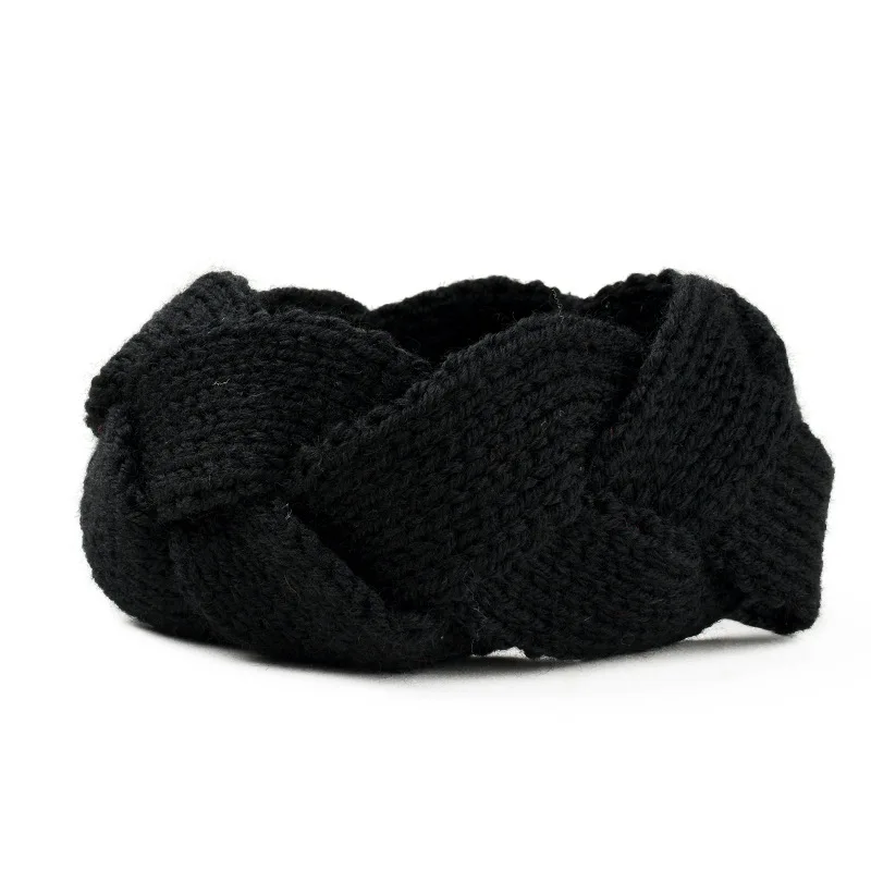 Nebwe Womens headbands for women Winter Ear Warmer Knit Soft Stretchy Thick Fuzzy Wrap Sport Hairband 