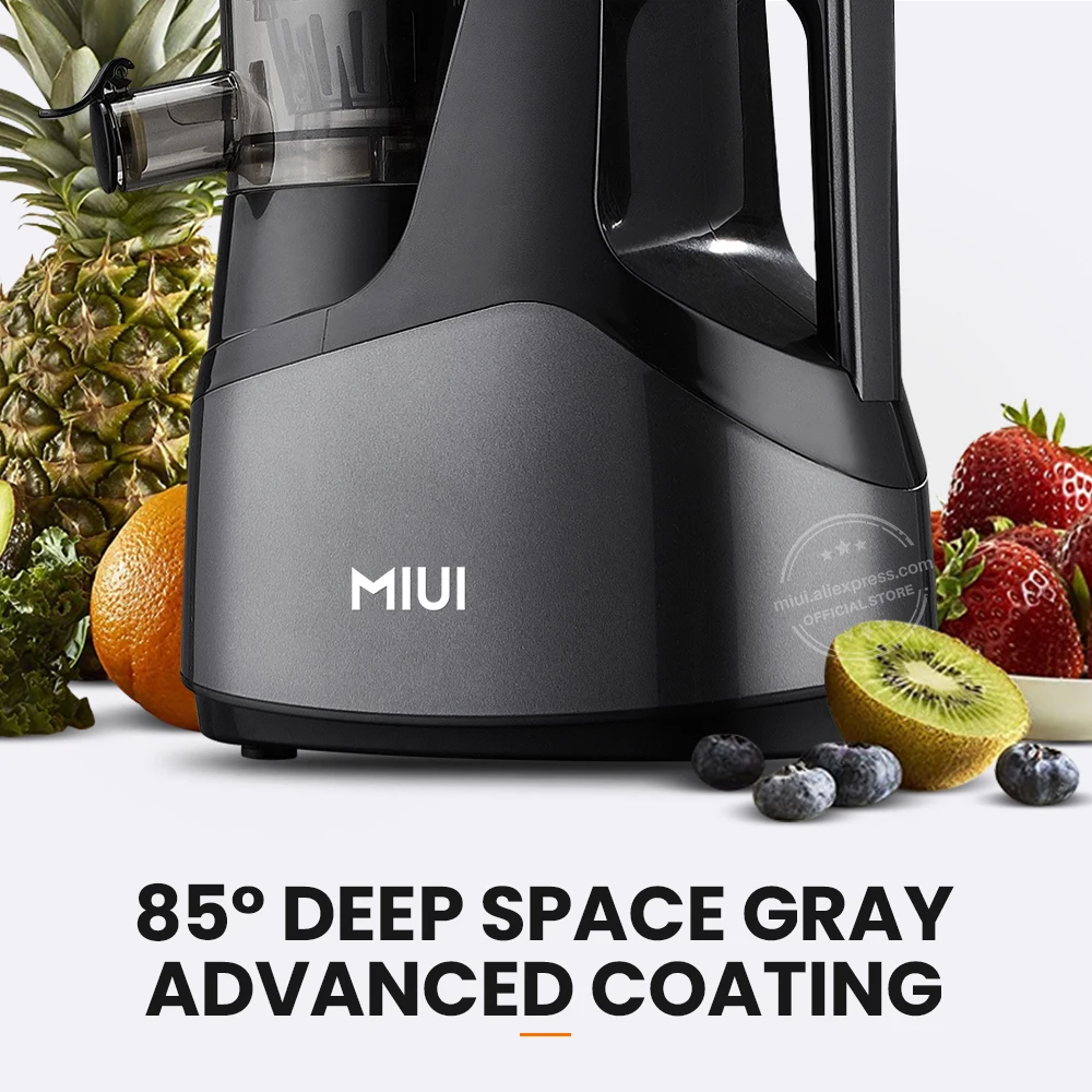 MIUI screw cold press juicer easy to clean slow speed original juicer fruit and vegetable blender commercial flagship