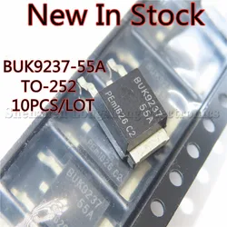 10PCS/LOT BUK9237-55A BUK9237 TO-252 Automotive computer chip transistor IC New In Stock