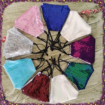 

2020 Fashion Jewelry Mask Rhinestones Sequins Bling Mask Decoration Accessories Party Club Face Jewelry Gift Glitter Veil