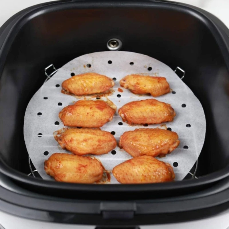 5 Pcs 6" Square Air Fryer Cake Bucket Baking Pan Accessories Home Kitchen Bar Supplies Practical Cookware Set