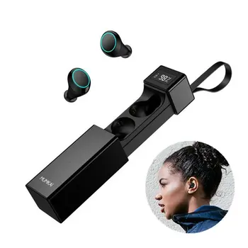 

[bluetooth 5.0] TWS True Wireless HIFI Digital Display Earphone Touch Noise Cancelling IPX7 Waterproof Sports Earbuds With Mic
