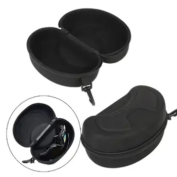 

Ski Glasses Holder Glasses Case Zippers Carry Dustproof Black Snowboard Outdoor Skiing Glasses Travel Goggles Box