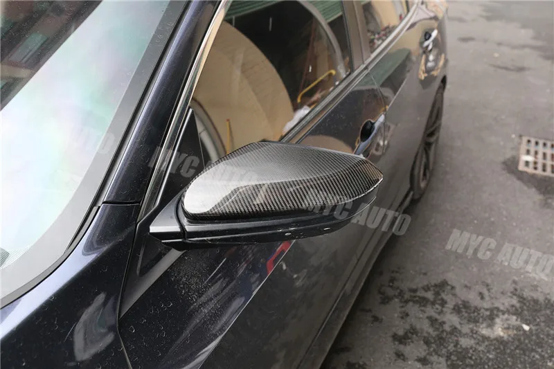 Замена углеродного волокна Зеркало Обложка для Honda Civic Insight рицс углеродного волокна боковые заднего вида Зеркало Обложка
