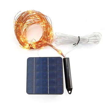 

2m Solar LED Fairy String Light Wedding Garland Decorative Copper Wire Lamp