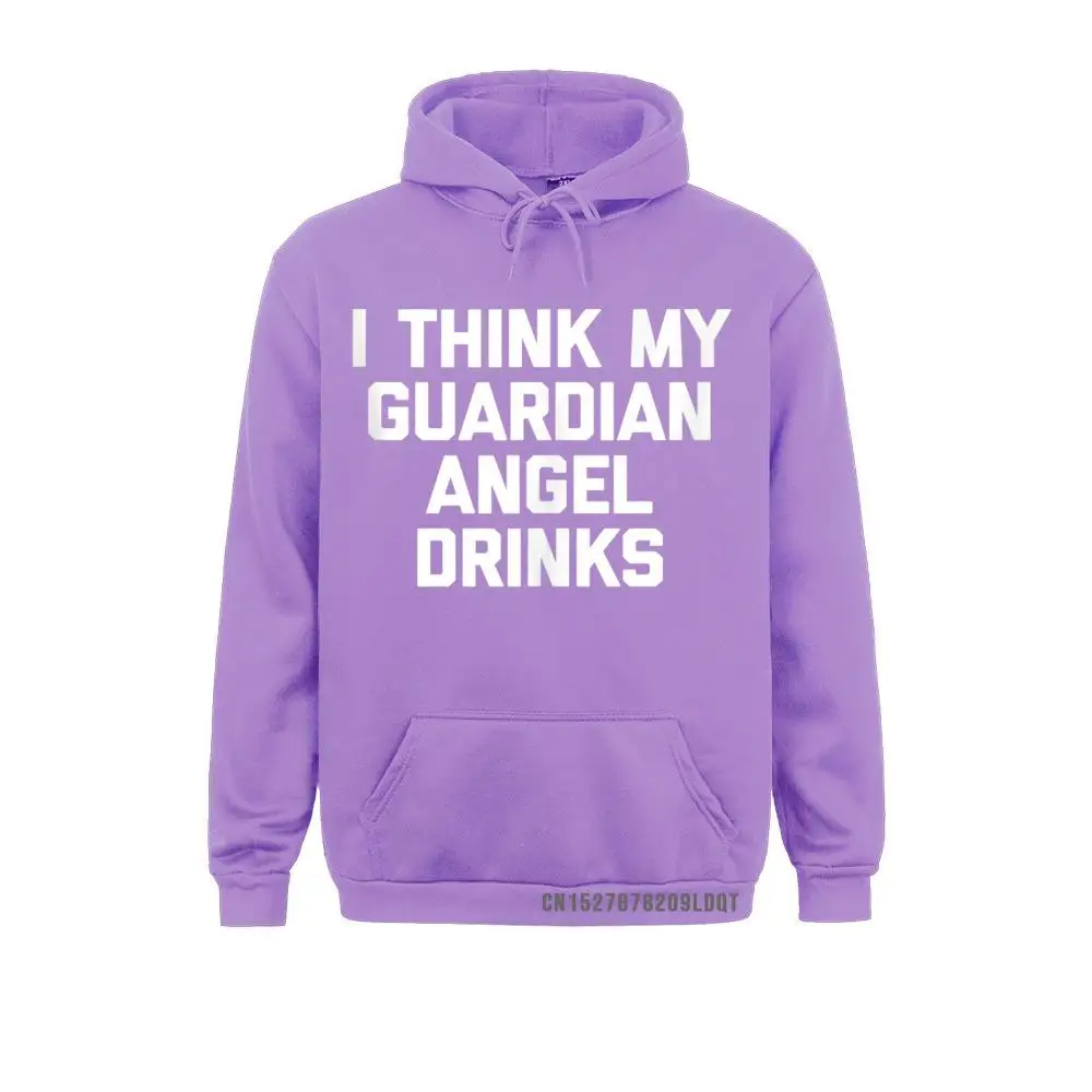 2021 Mens Hoodies I Think My Guardian Angel Drinks Tshirt funny drunk drinking Tank Top__B8194 Sweatshirts  Long Sleeve Sportswears Casual I Think My Guardian Angel Drinks Tshirt funny drunk drinking Tank Top__B8194purple