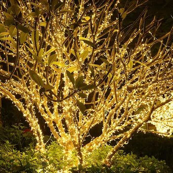 

Indoor Outdoor LED Garland Light String Waterproof AC110V/220V Fairy Birthday Wedding Christmas Tree Holiday Multi Color Lights