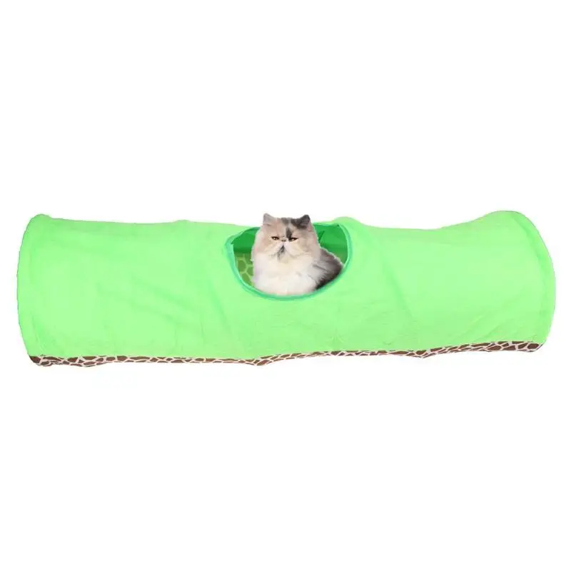 Котенок Кошка Туннель трубы складной Crinkle маленькая игрушка для тренировки питомца