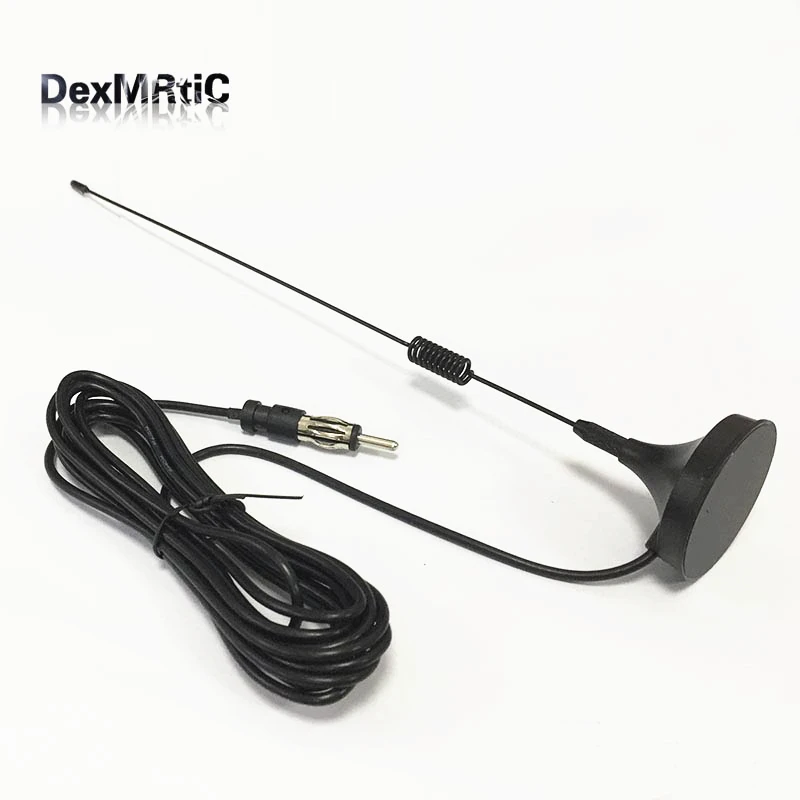 

Car FM Radio Antenna Magnetic Base 300mm Signal Booster with 2.8meters Extension Cable