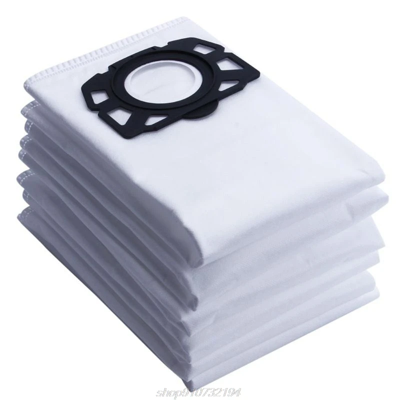 10pcs Vacuum Cleaner Dust Bags Disposable for Karcher MV4 MV5 MV6 WD4